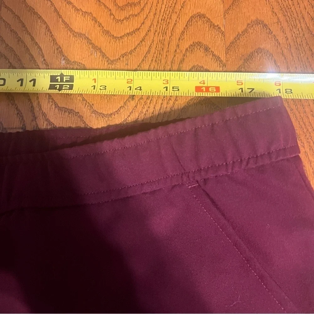 Figs Men's Tansen Jogger Scrub Pants in Burgundy Sz XL Short Pull-on Comfort